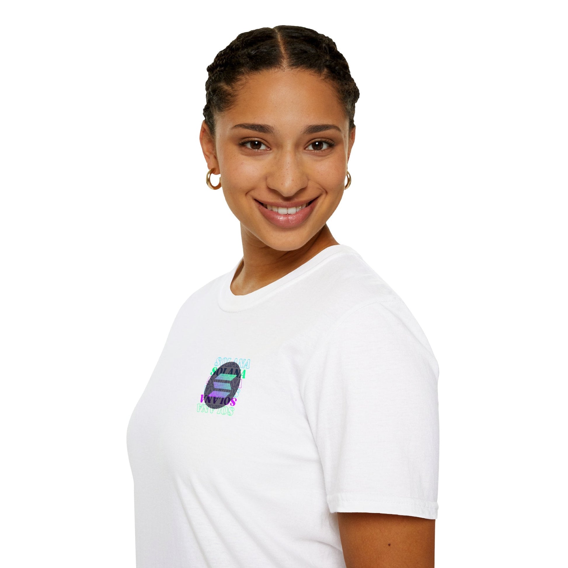 2 - sided Solana LTcolors Unisex T-Shirt by cypherpunkgear – cypherpunkgear.com | Cypherpunk Merch