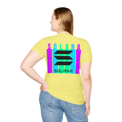 2 - sided Solana LTcolors Unisex T-Shirt by cypherpunkgear – cypherpunkgear.com | Cypherpunk Merch