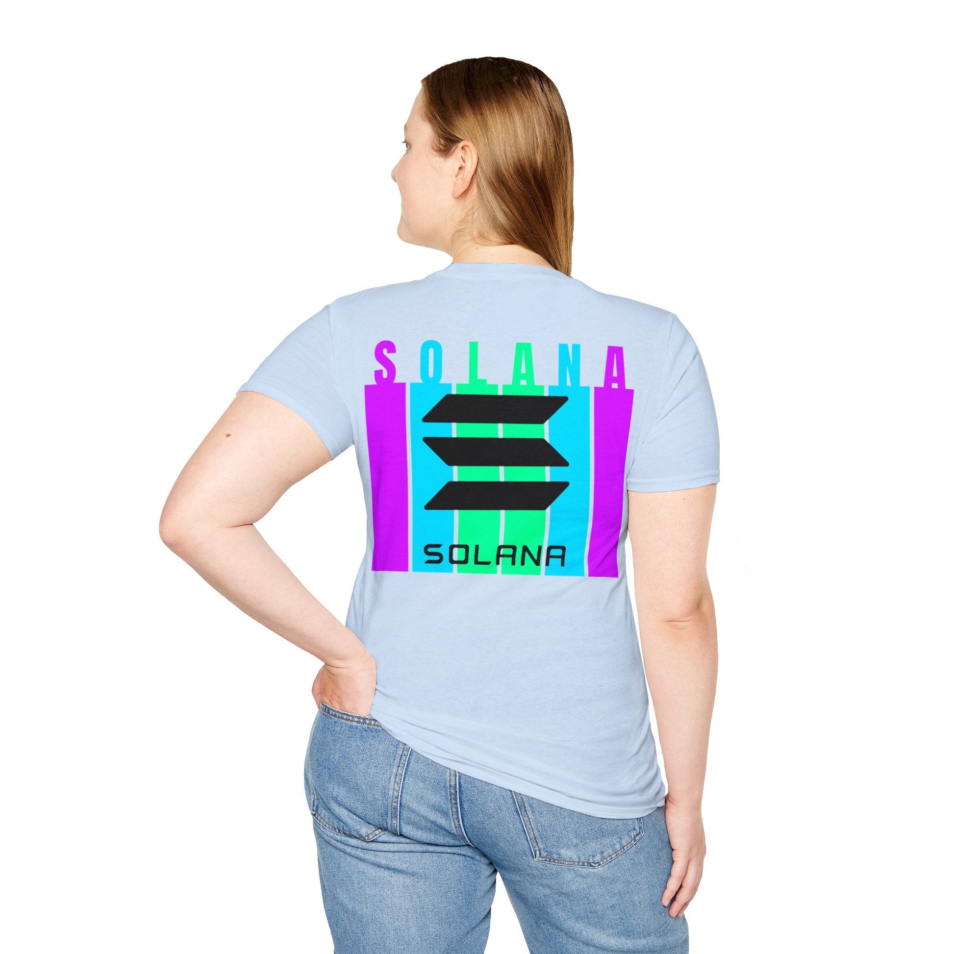 2 - sided Solana LTcolors Unisex T-Shirt by cypherpunkgear – cypherpunkgear.com | Cypherpunk Merch