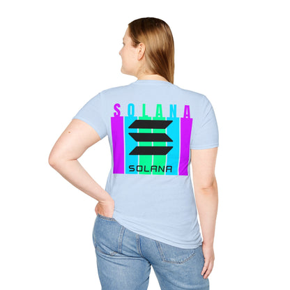 2 - sided Solana LTcolors Unisex T-Shirt by cypherpunkgear – cypherpunkgear.com | Cypherpunk Merch