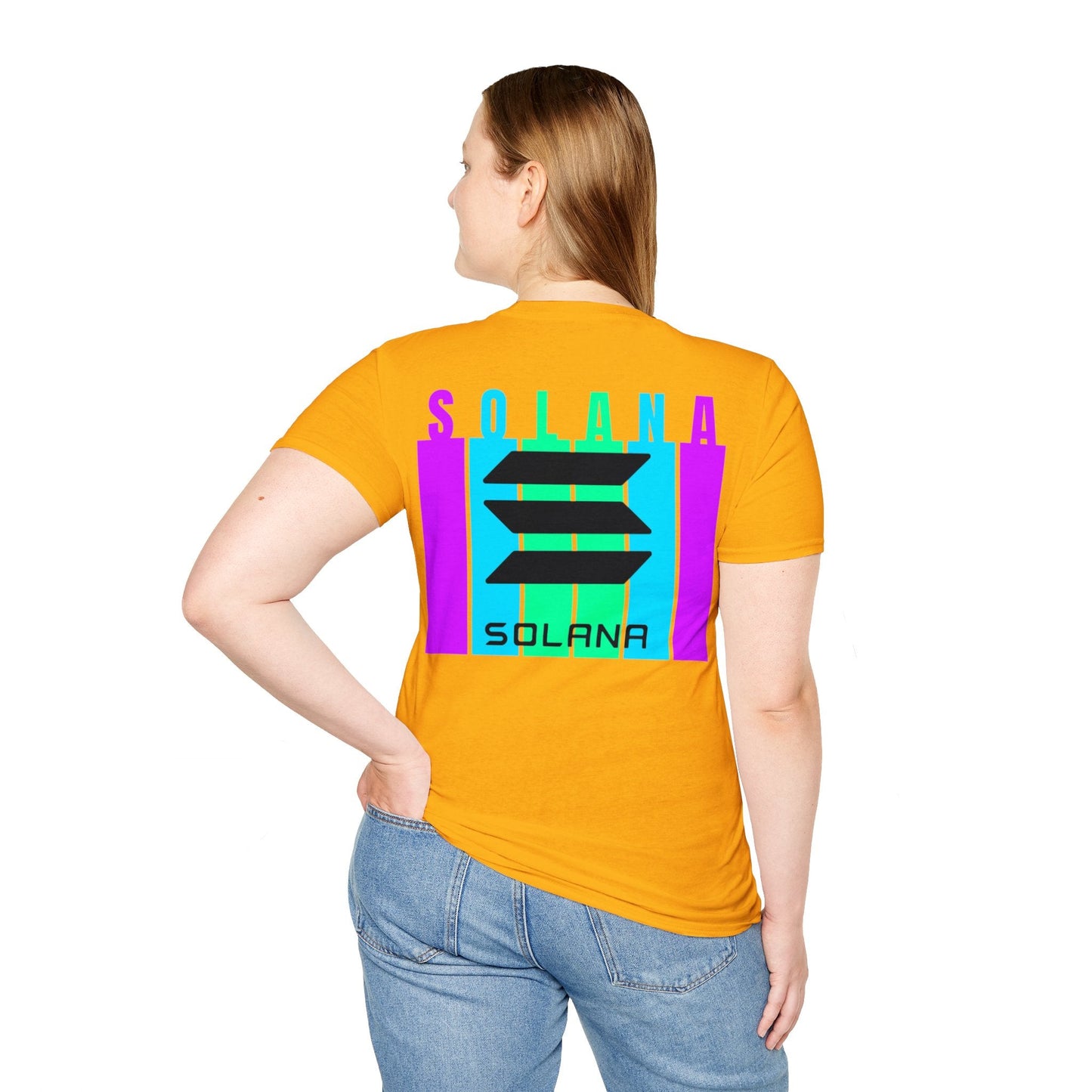2 - sided Solana LTcolors Unisex T-Shirt by cypherpunkgear – cypherpunkgear.com | Cypherpunk Merch