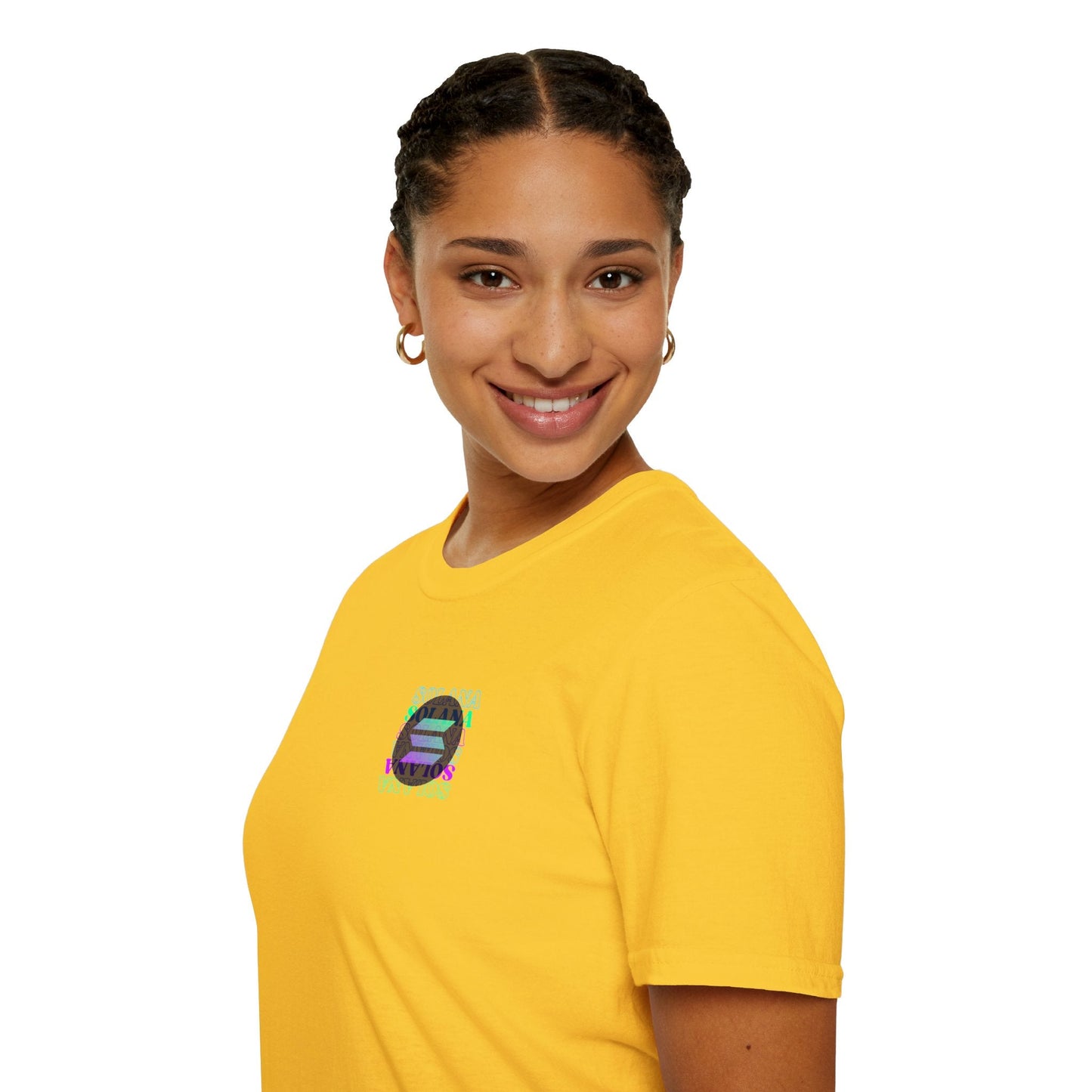 2 - sided Solana LTcolors Unisex T-Shirt by cypherpunkgear – cypherpunkgear.com | Cypherpunk Merch