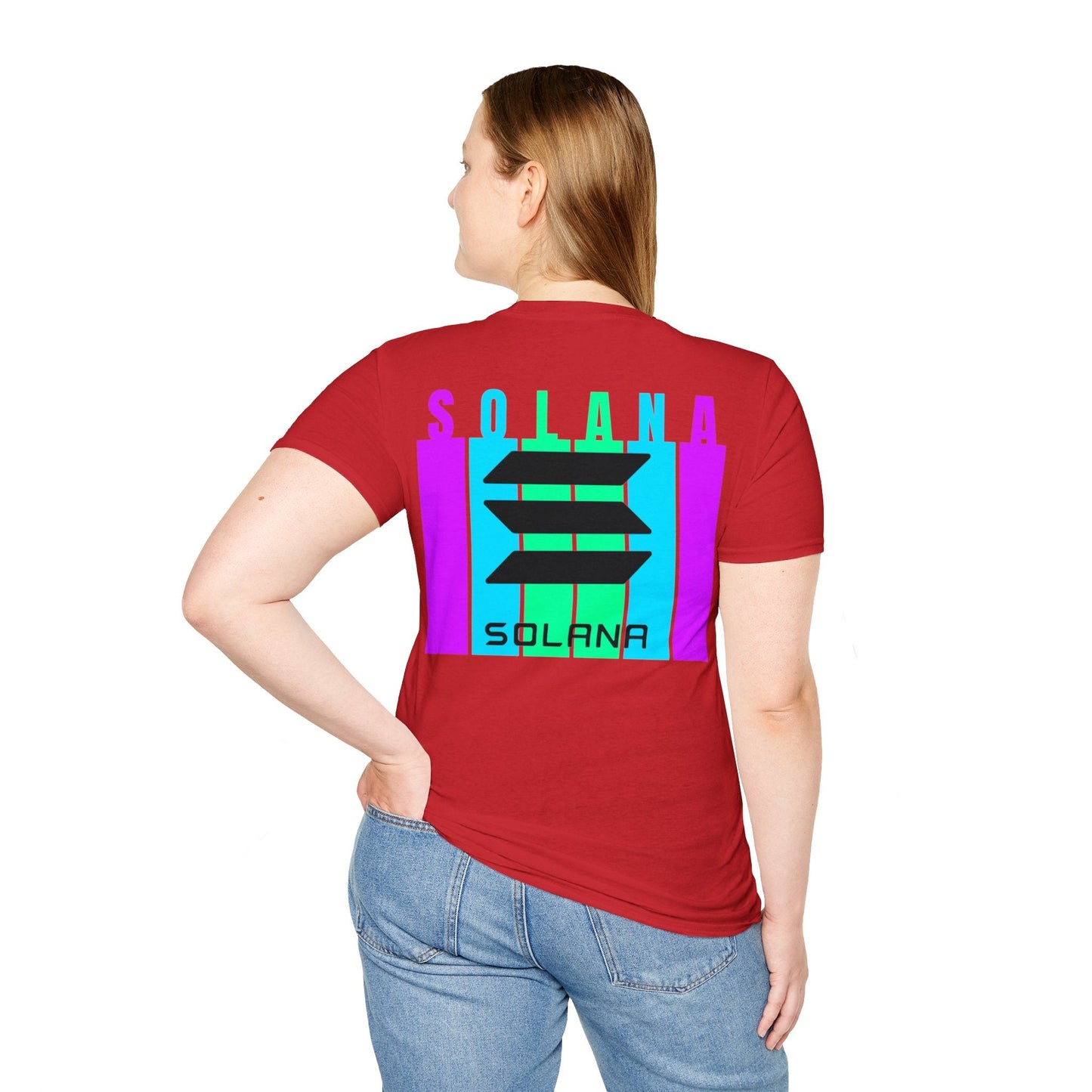 2 - sided Solana LTcolors Unisex T-Shirt by cypherpunkgear – cypherpunkgear.com | Cypherpunk Merch