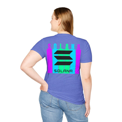 2 - sided Solana LTcolors Unisex T-Shirt by cypherpunkgear – cypherpunkgear.com | Cypherpunk Merch