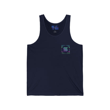 2 - sided Solana Unisex Jersey Tank Top by cypherpunkgear – cypherpunkgear.com | Cypherpunk Merch