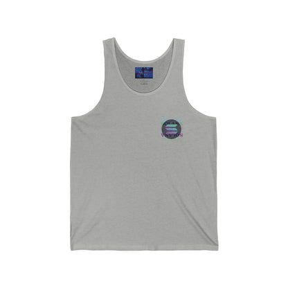 2 - sided Solana Unisex Jersey Tank Top by cypherpunkgear – cypherpunkgear.com | Cypherpunk Merch
