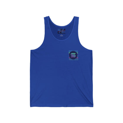 2 - sided Solana Unisex Jersey Tank Top by cypherpunkgear – cypherpunkgear.com | Cypherpunk Merch
