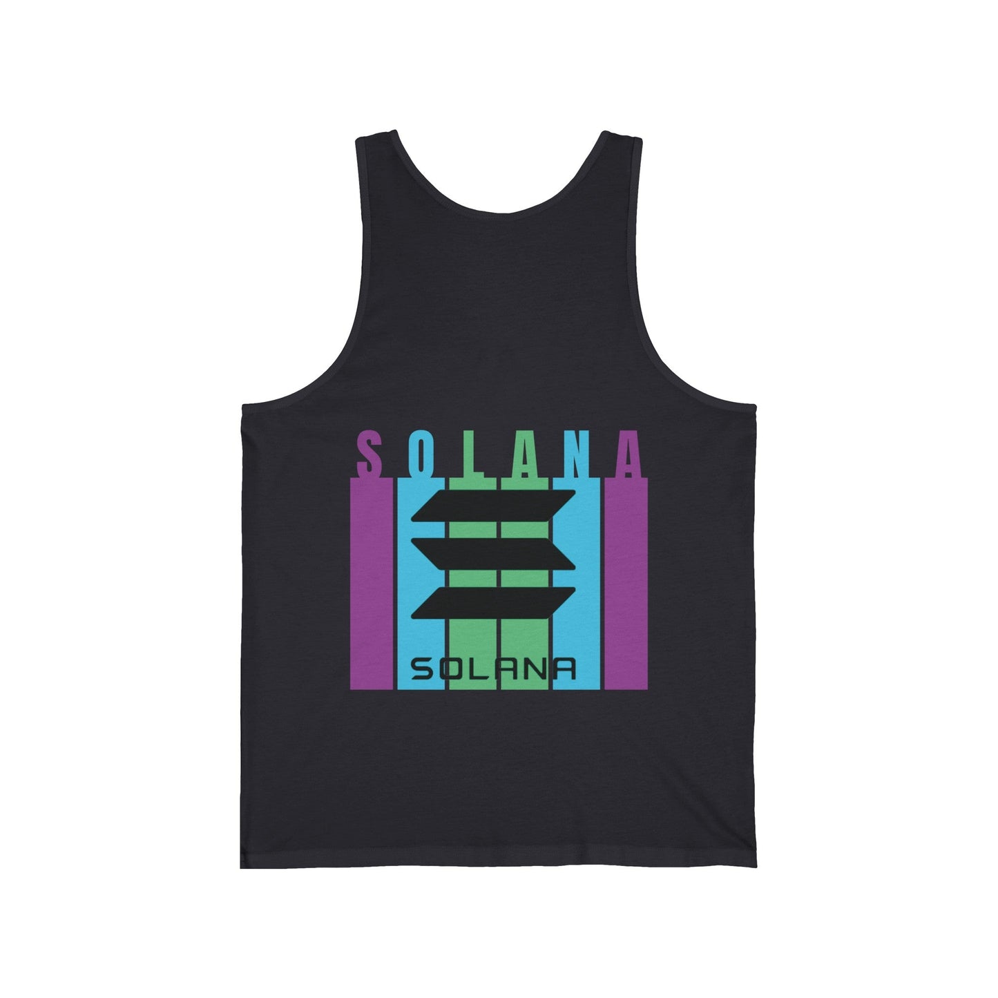 2 - sided Solana Unisex Jersey Tank Top by cypherpunkgear – cypherpunkgear.com | Cypherpunk Merch