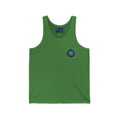 2 - sided Solana Unisex Jersey Tank Top by cypherpunkgear – cypherpunkgear.com | Cypherpunk Merch