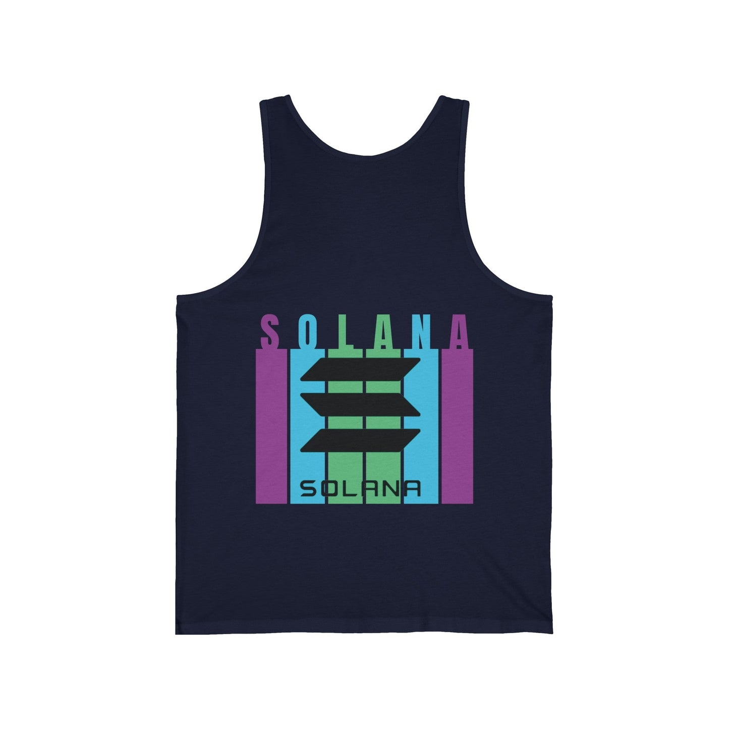 2 - sided Solana Unisex Jersey Tank Top by cypherpunkgear – cypherpunkgear.com | Cypherpunk Merch