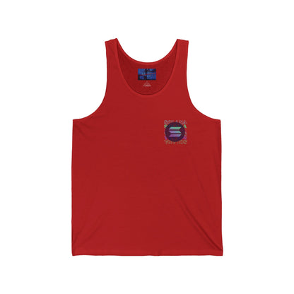 2 - sided Solana Unisex Jersey Tank Top by cypherpunkgear – cypherpunkgear.com | Cypherpunk Merch