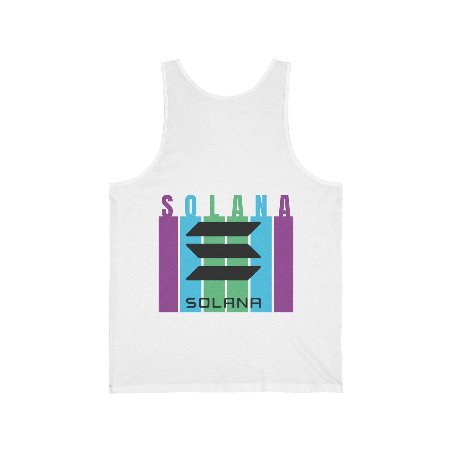 2 - sided Solana Unisex Jersey Tank Top by cypherpunkgear – cypherpunkgear.com | Cypherpunk Merch