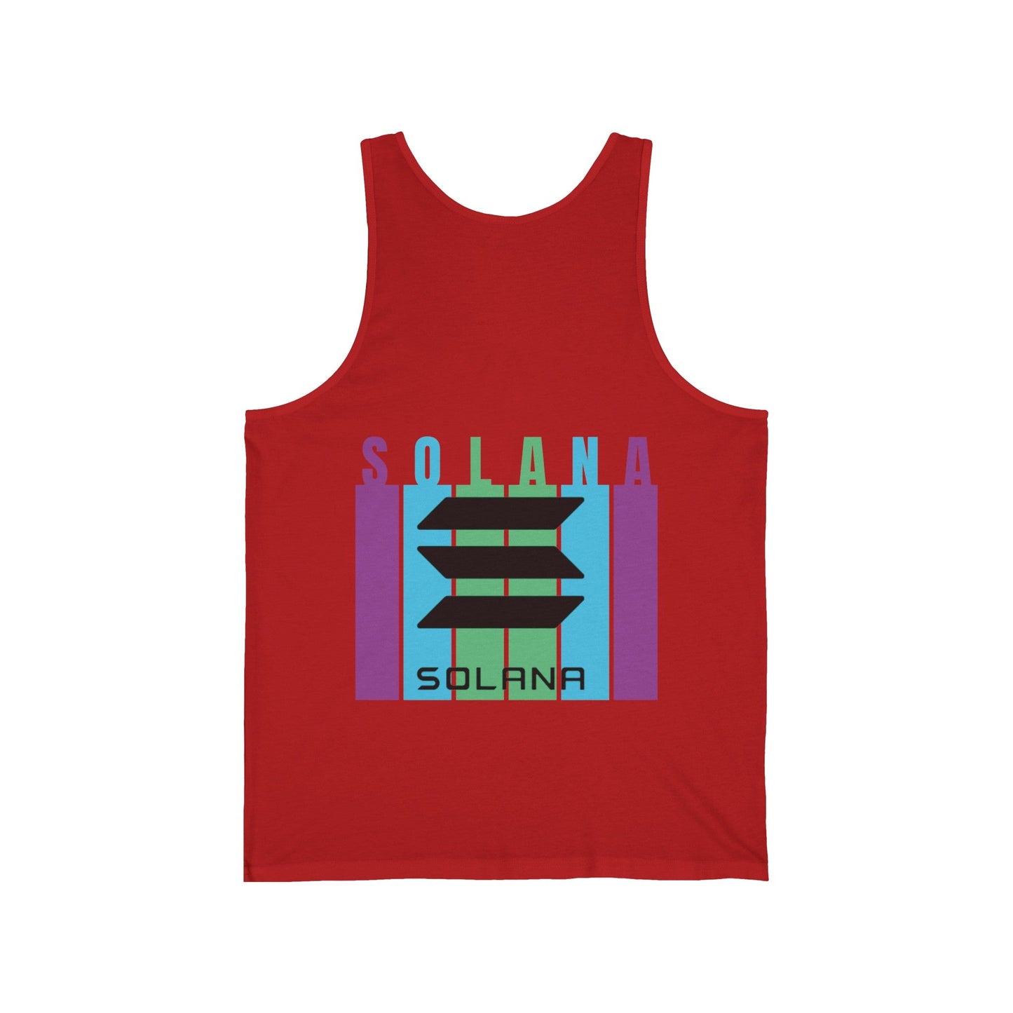 2 - sided Solana Unisex Jersey Tank Top by cypherpunkgear – cypherpunkgear.com | Cypherpunk Merch