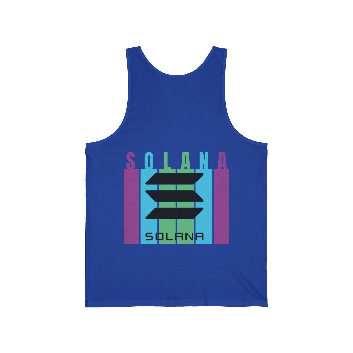 2 - sided Solana Unisex Jersey Tank Top by cypherpunkgear – cypherpunkgear.com | Cypherpunk Merch