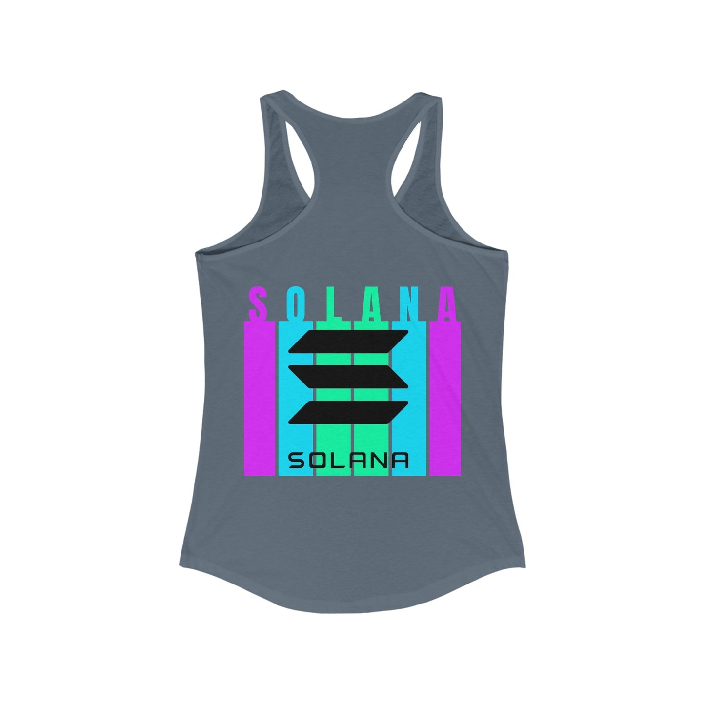 2 - sided Solana Women's Racerback Tank Top by cypherpunkgear – cypherpunkgear.com | Cypherpunk Merch