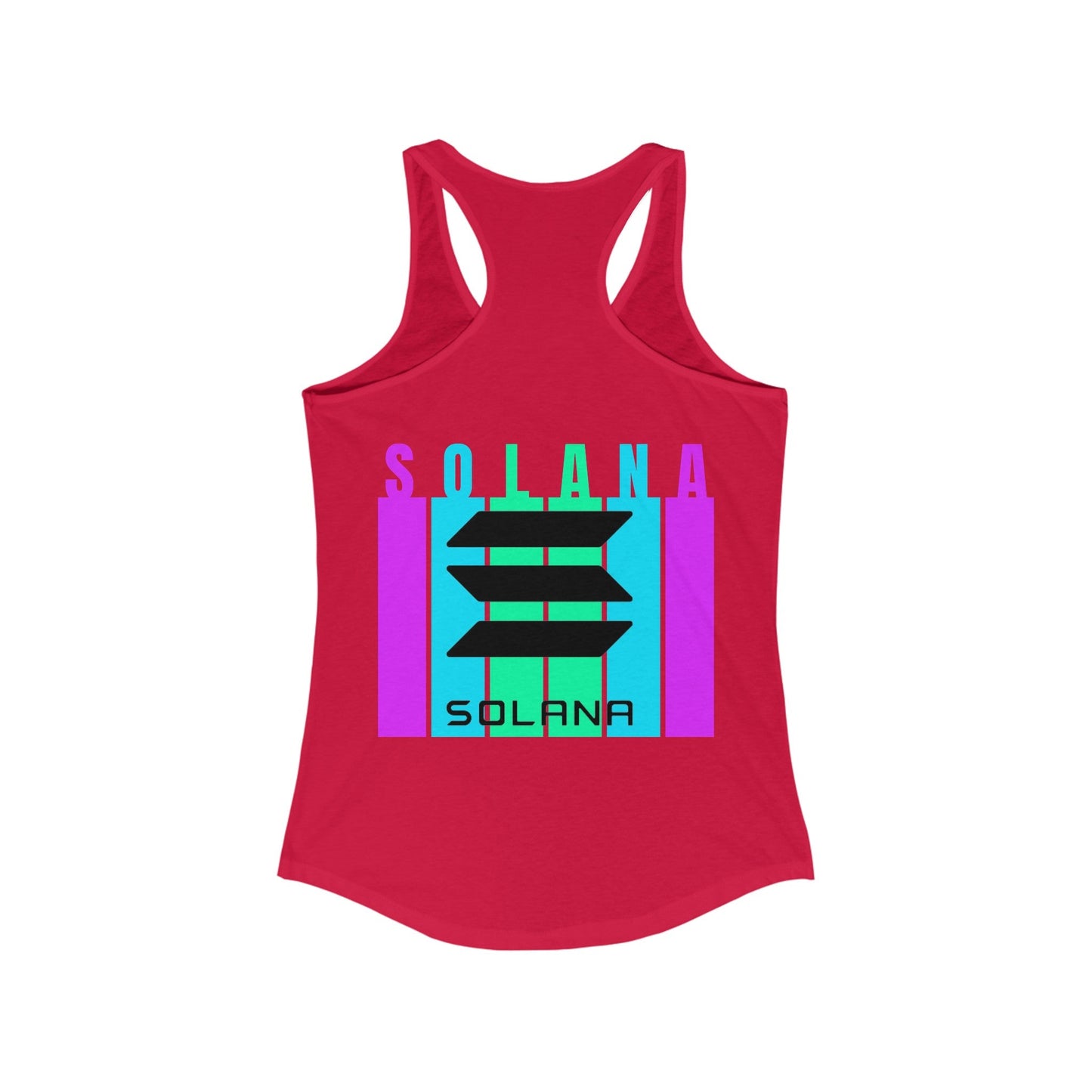 2 - sided Solana Women's Racerback Tank Top by cypherpunkgear – cypherpunkgear.com | Cypherpunk Merch