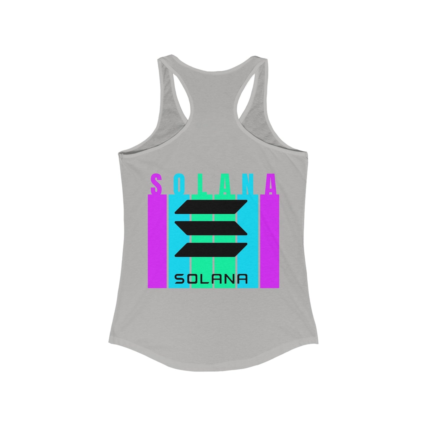 2 - sided Solana Women's Racerback Tank Top by cypherpunkgear – cypherpunkgear.com | Cypherpunk Merch