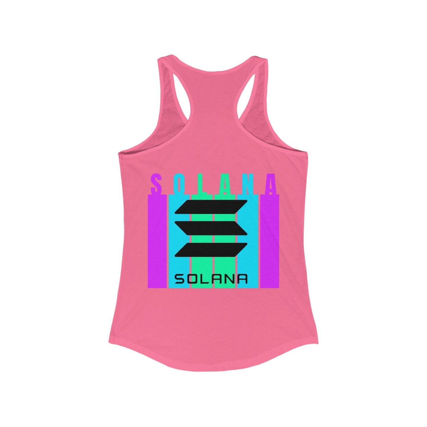 2 - sided Solana Women's Racerback Tank Top by cypherpunkgear – cypherpunkgear.com | Cypherpunk Merch