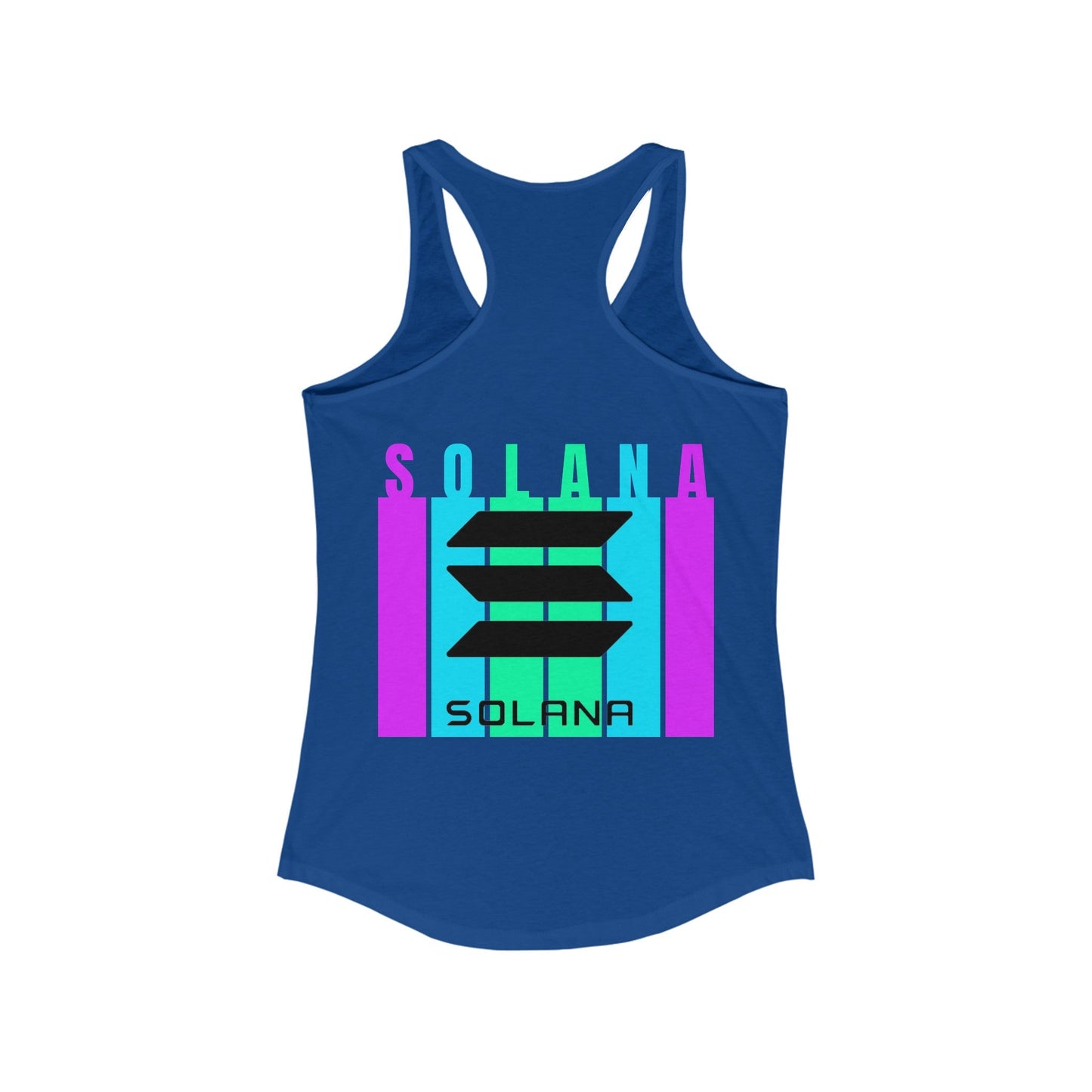 2 - sided Solana Women's Racerback Tank Top by cypherpunkgear – cypherpunkgear.com | Cypherpunk Merch