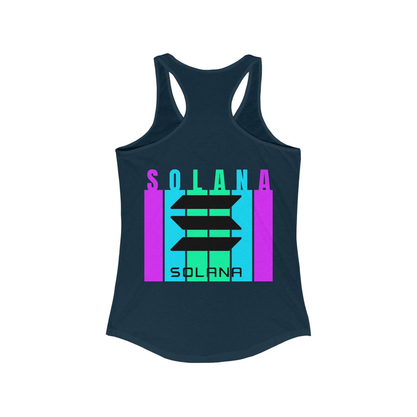 2 - sided Solana Women's Racerback Tank Top by cypherpunkgear – cypherpunkgear.com | Cypherpunk Merch
