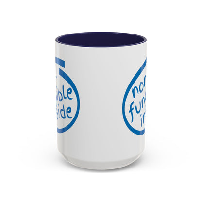 Non-Fungible Inside White Accent Mug by cypherpunkgear.com