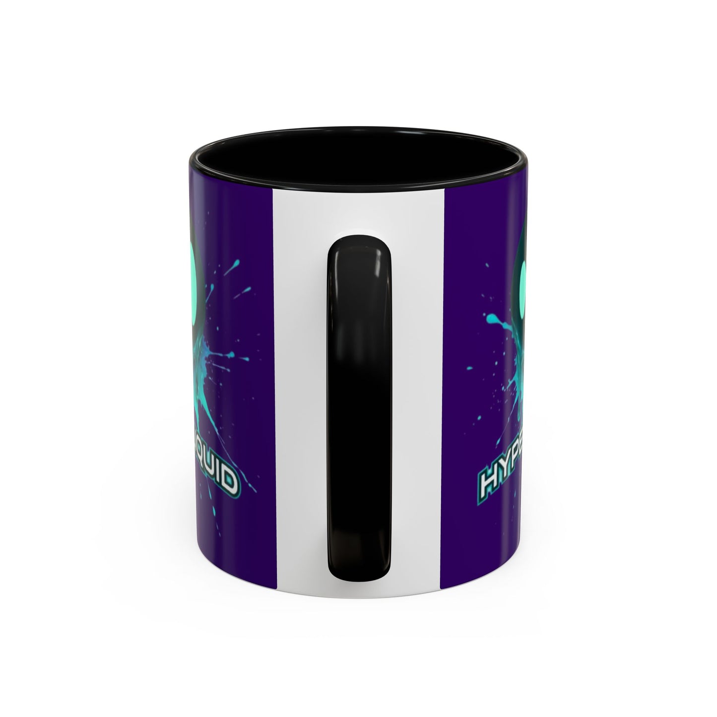 HYPE Drip Dark Purple Accent Mug by cypherpunkgear.com