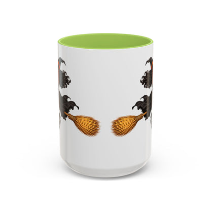 Velvet Vex White Accent Mug by CreepyCrafts.boo