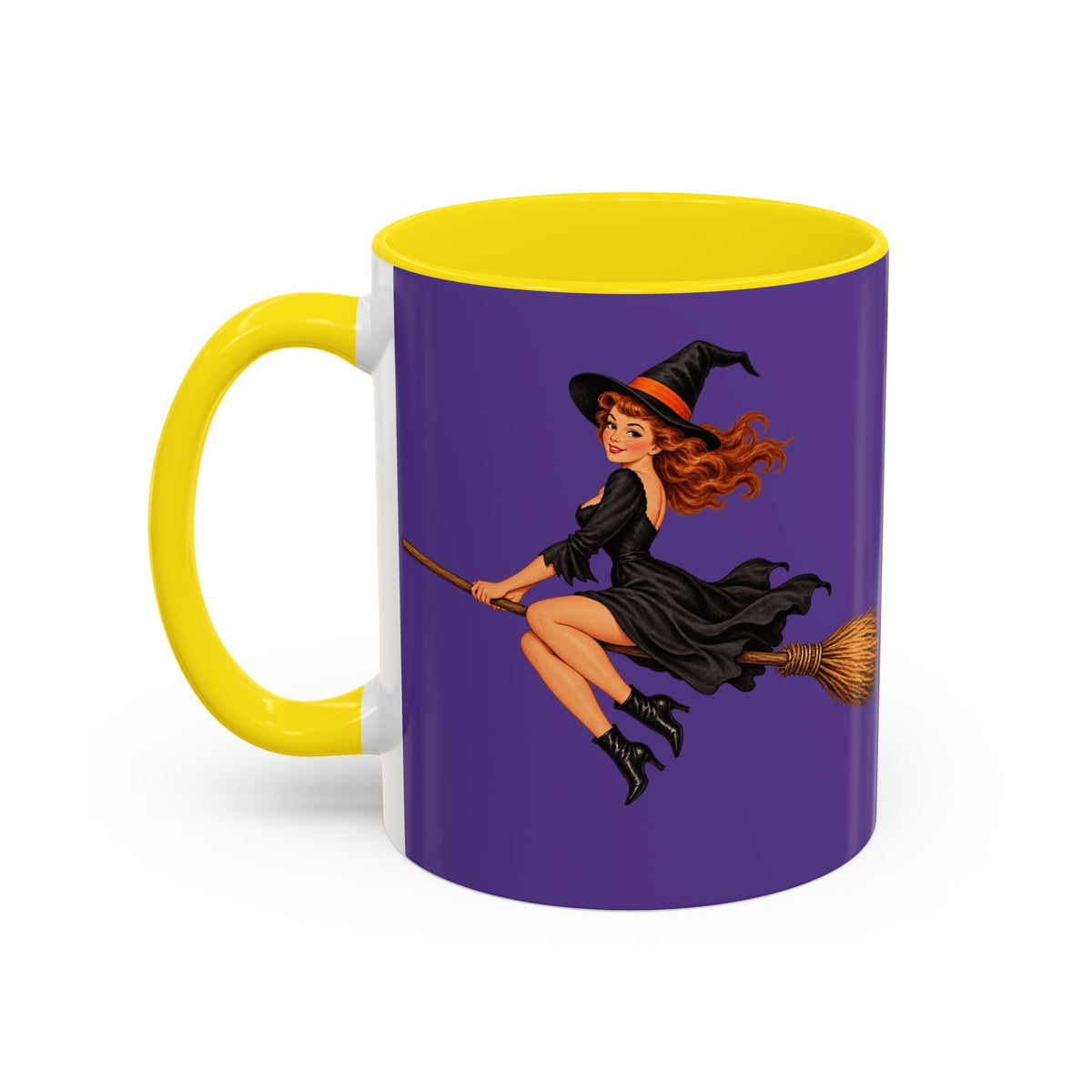 Hazel Hex Purple Accent Mug by CreepyCrafts.boo