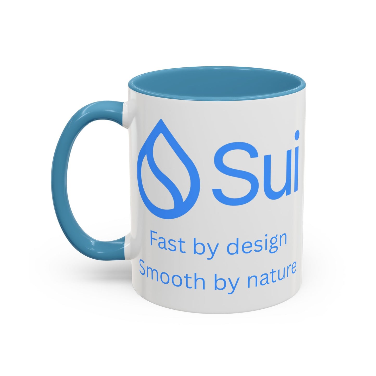 SUI White Accent Mug by cypherpunkgear.com
