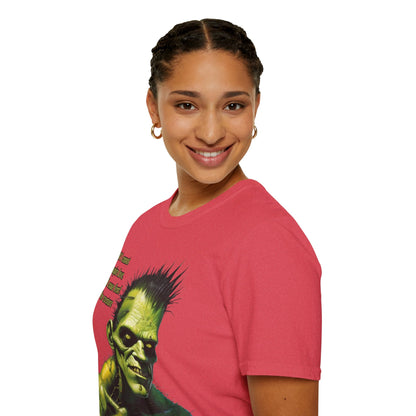 Frankenstein's Creature Light colors Unisex T-Shirt by CreepyCrafts.boo