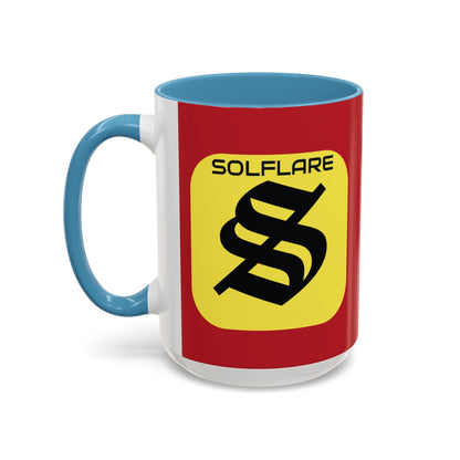 SolflareLogo Red Accent Mug by cypherpunkgear.com