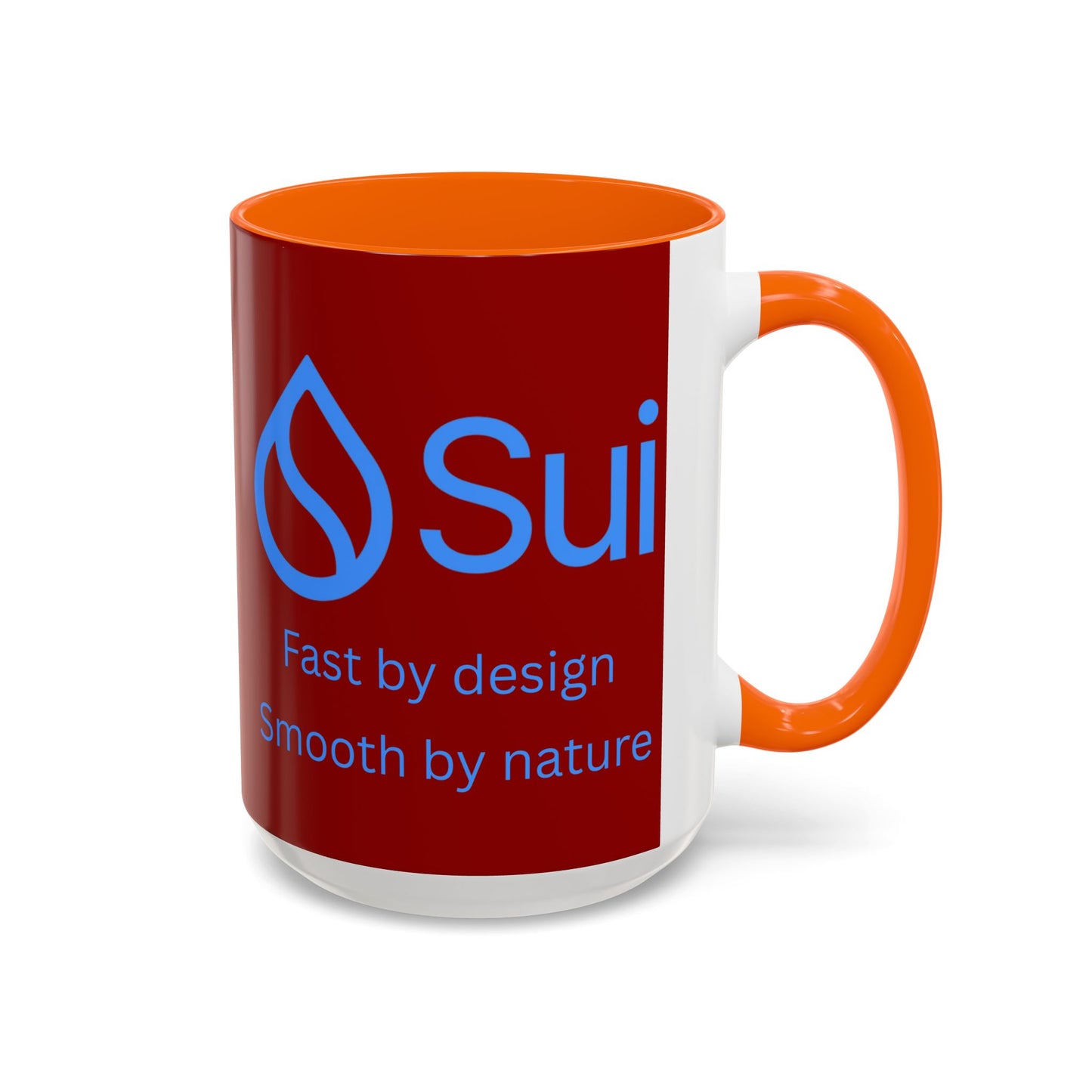 SUI Red Accent Mug by cypherpunkgear.com