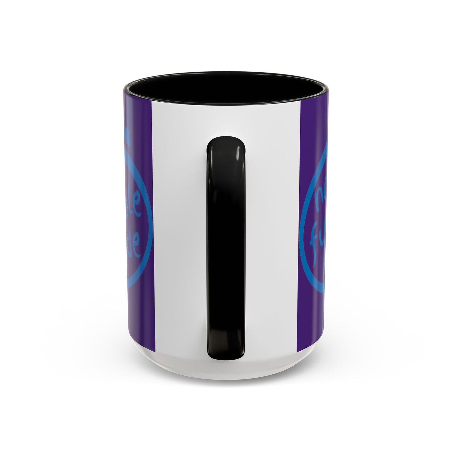 Non-Fungible Inside Purple Accent Mug by cypherpunkgear.com