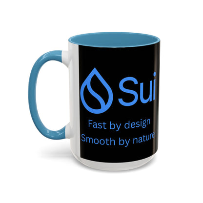 SUI Black Accent Mug by cypherpunkgear.com