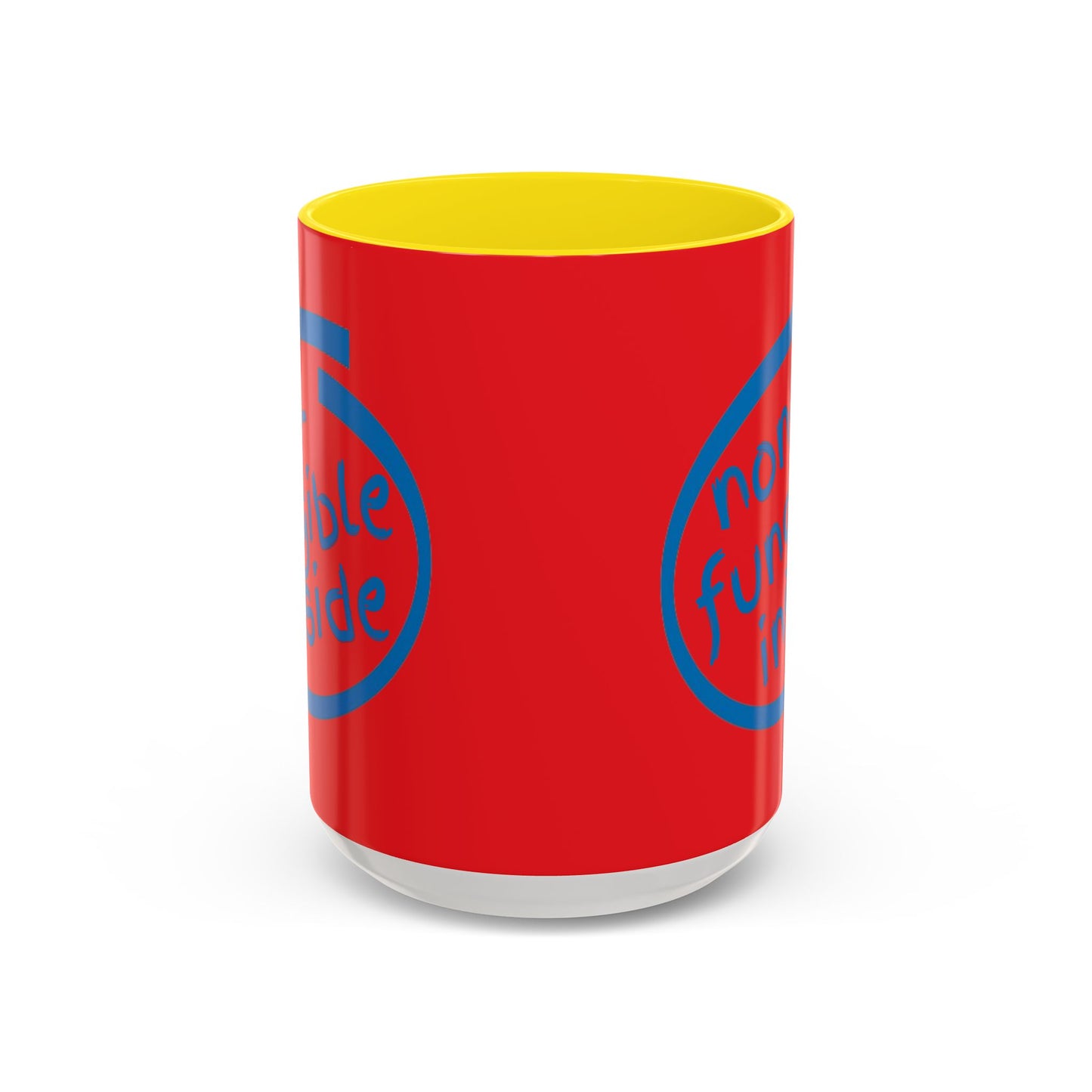 Non-Fungible Inside Red Accent Mug by cypherpunkgear.com