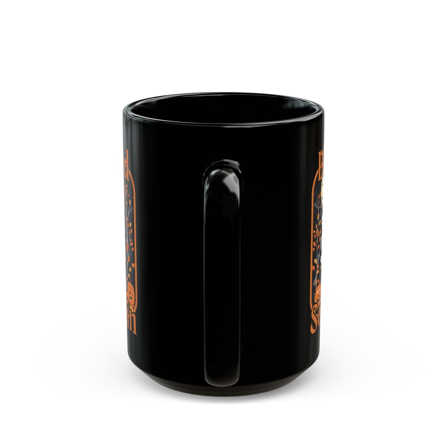 Spooktacular Skeletons of Samhain Black Mug by cypherpunkgear