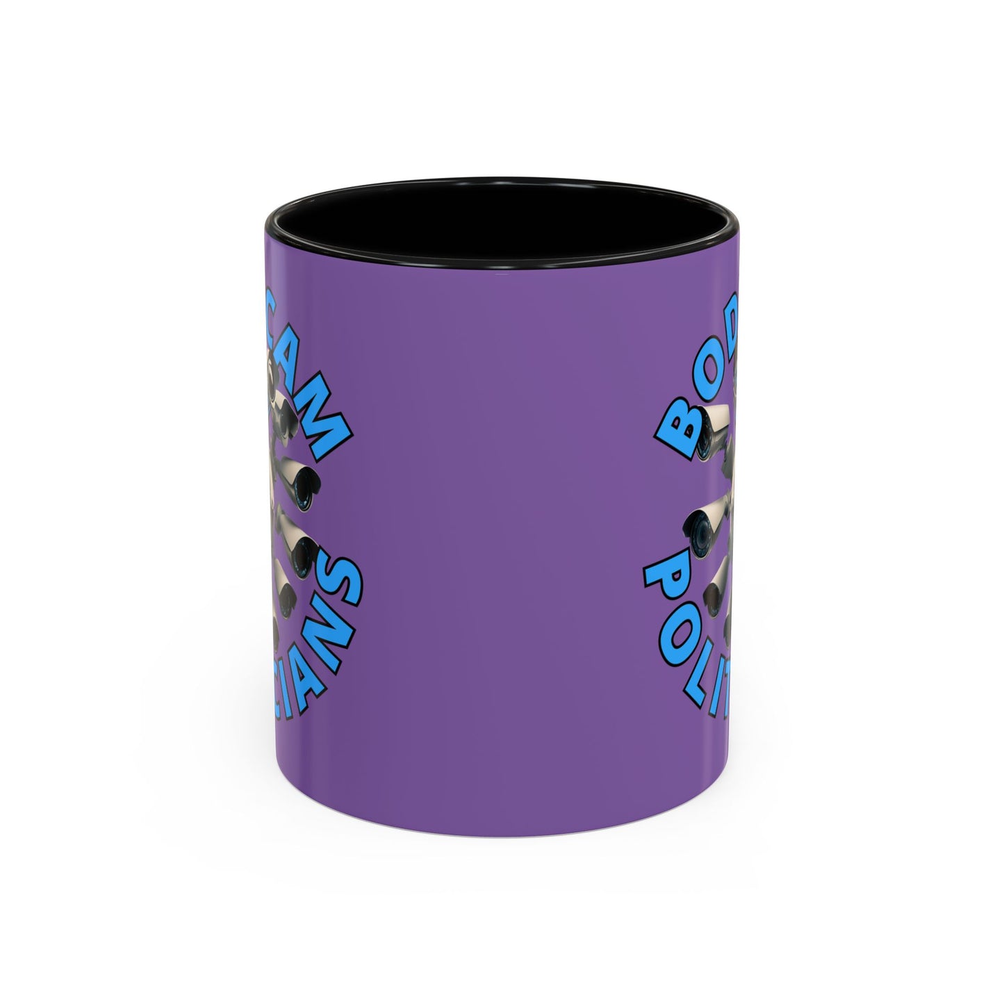 Bodycam the Politicians Cameras Light Purple Accent Mug by cypherpunkgear.com