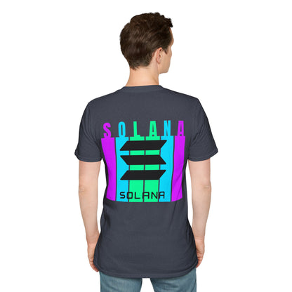 ¡Doble cara, Solana de cypherpunkgear! Camiseta unisex de estilo suave