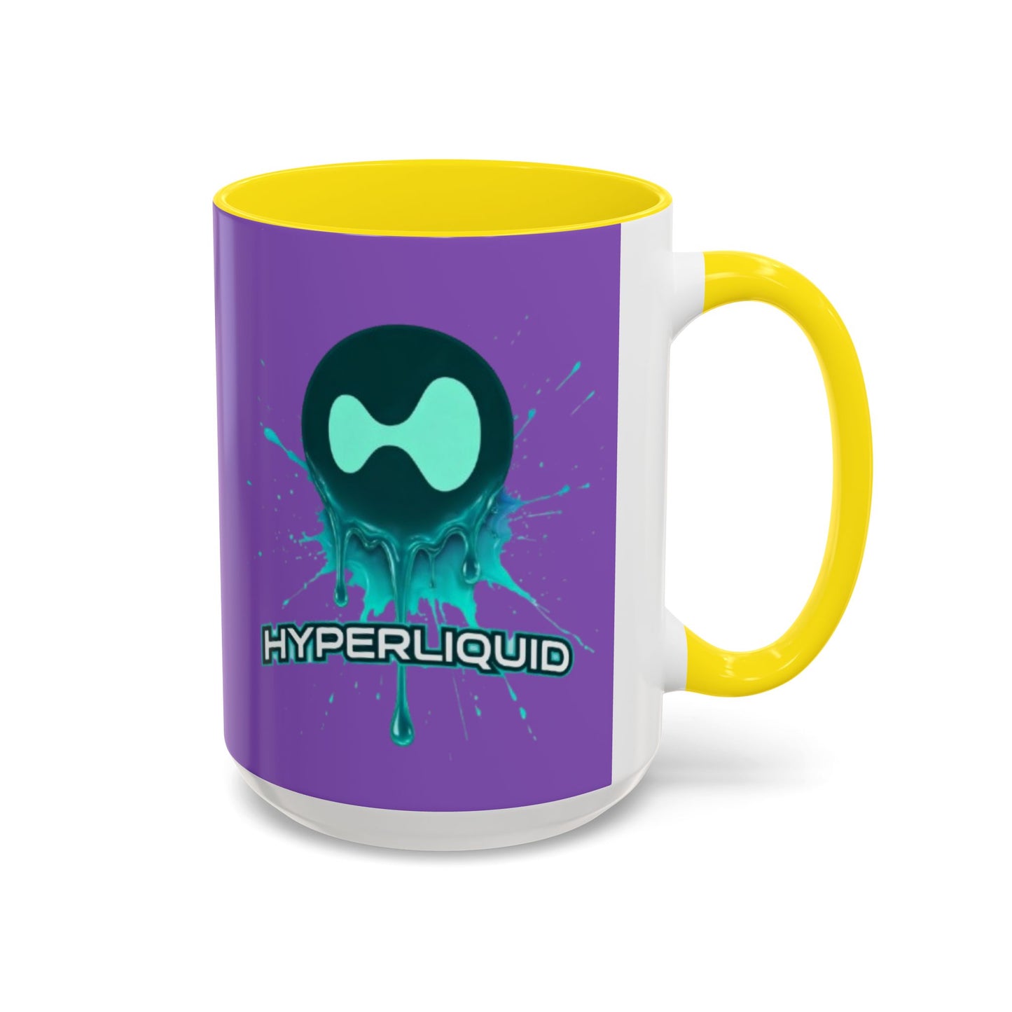 HYPE Drip Light Purple Accent Mug by cypherpunkgear.com