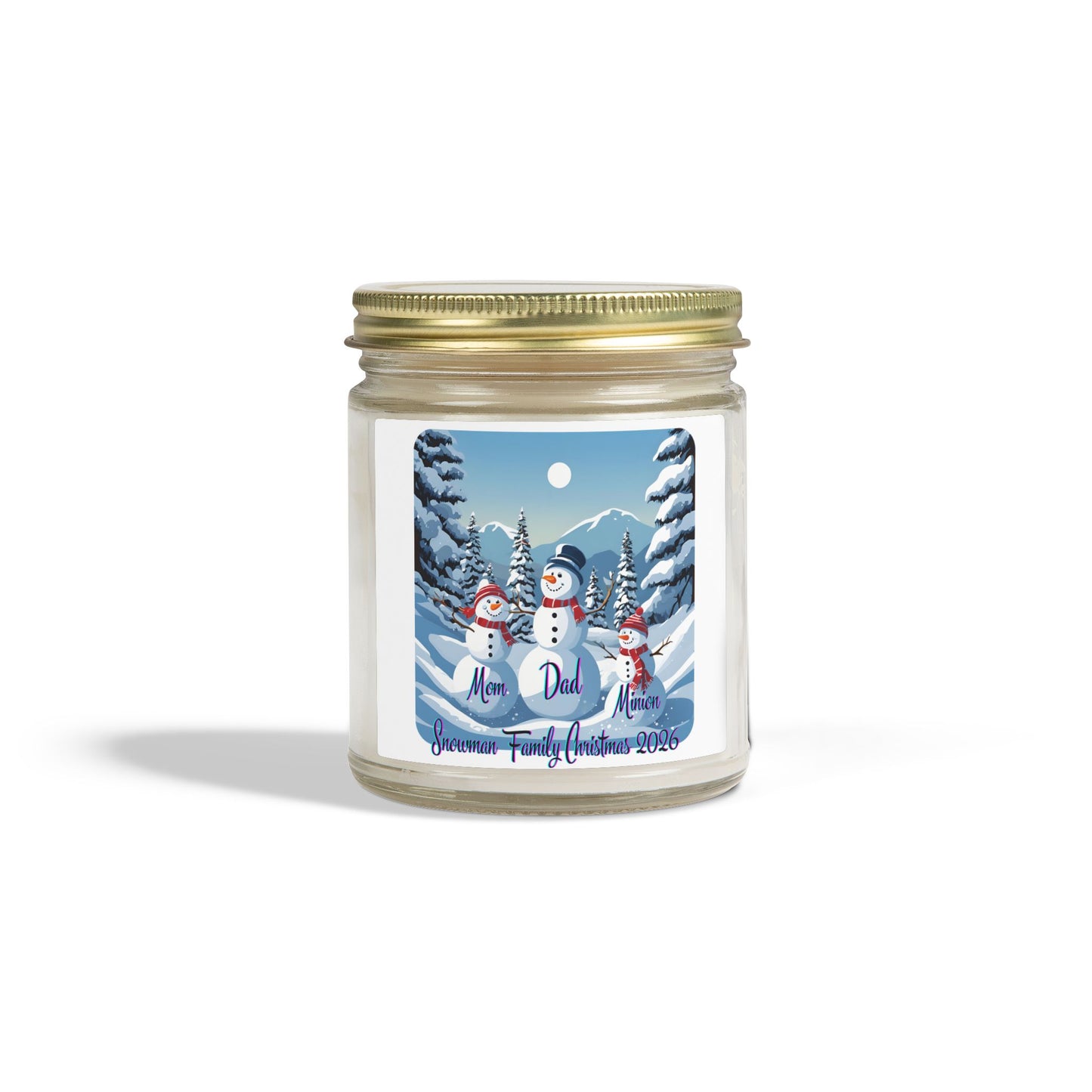 Snowman Family of 3 Scented Candle by cypherpunkgear.com