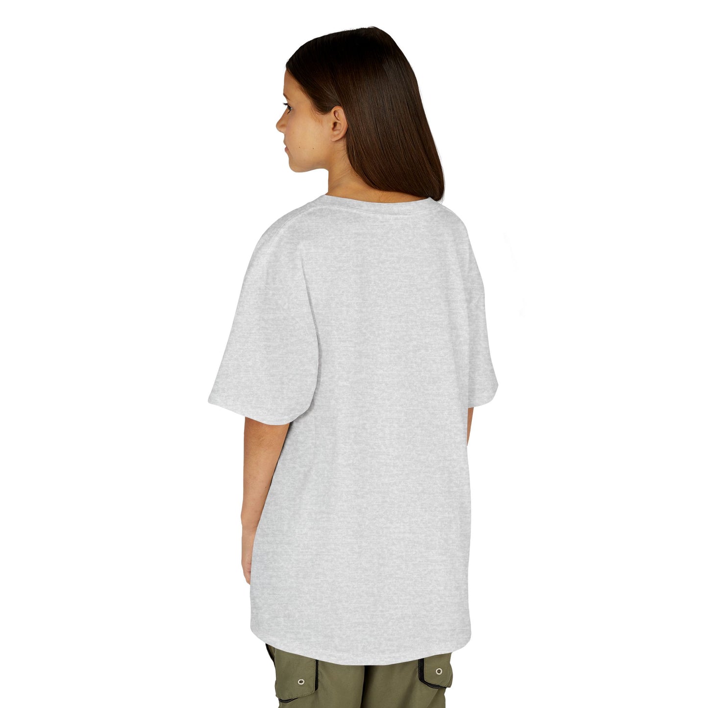 Blessed Samhain Cute Witch Purple font Kids Heavy Cotton™ Tee by CreepyCrafts.boo