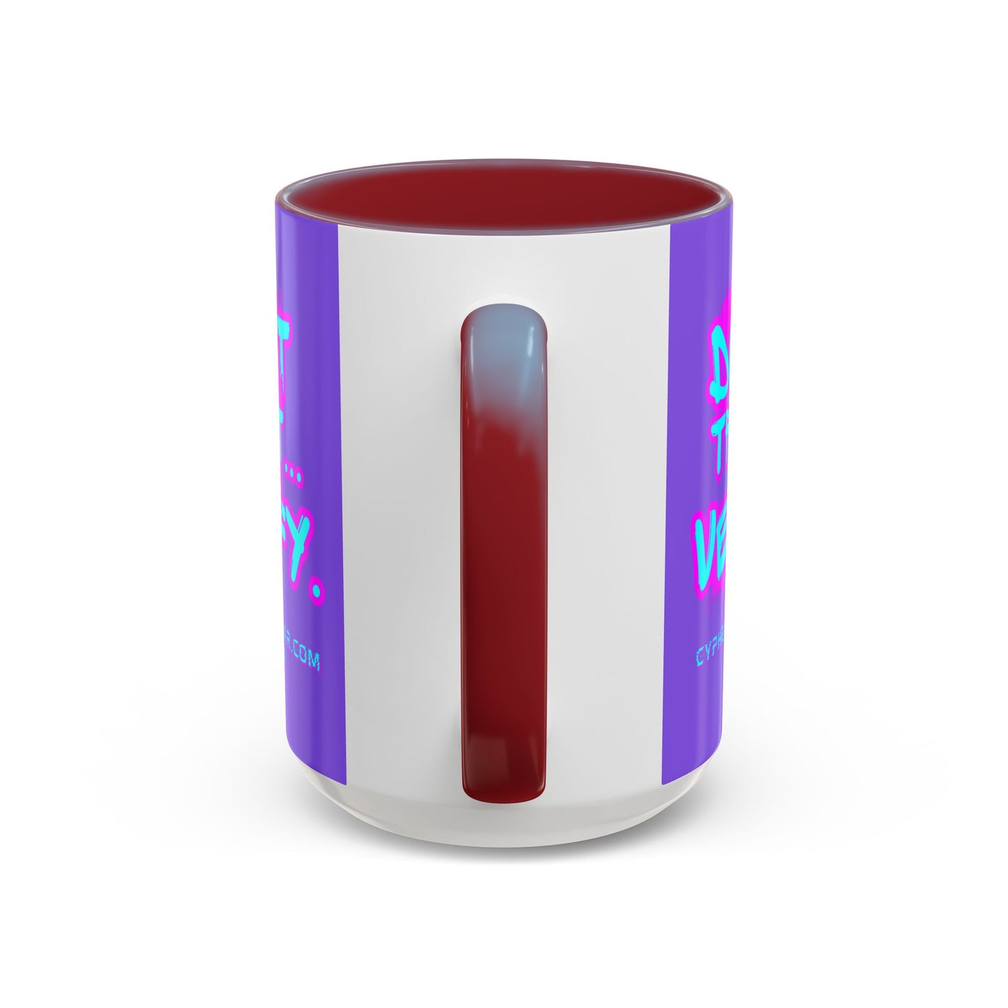Don't Trust...Verify. Light Purple Accent Mug by cypherpunkgear.com