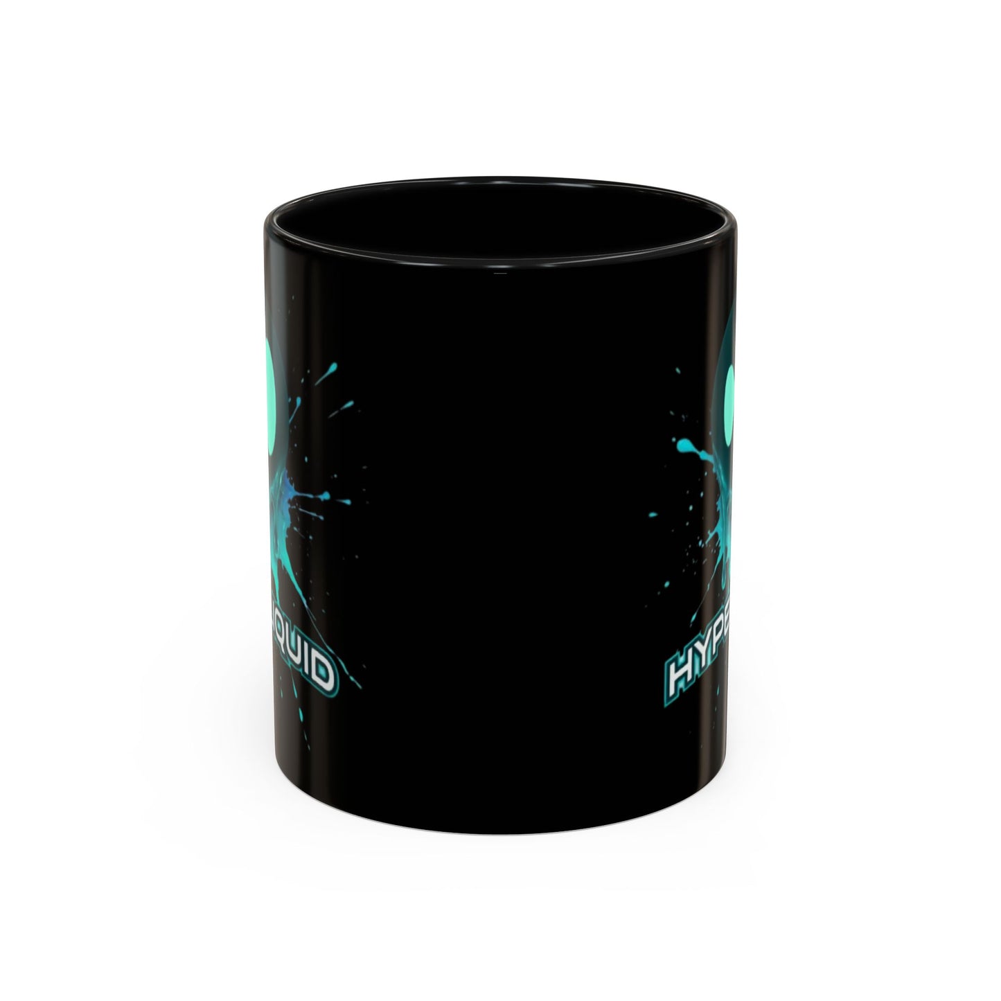 HYPE Drip Black Accent Mug by cypherpunkgear.com