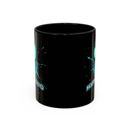 HYPE Drip Black Accent Mug by cypherpunkgear.com