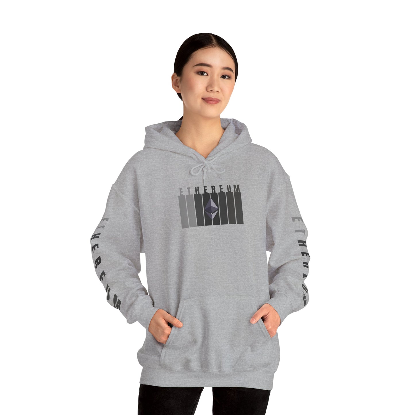 Ethereum (ETH) Hoodie Unisex Heavy Blend™ Hooded Sweatshirt by cypherpunkgear.com