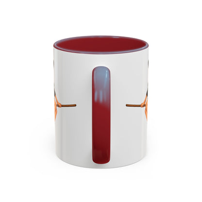 Hazel Hex White Accent Mug by CreepyCrafts.boo