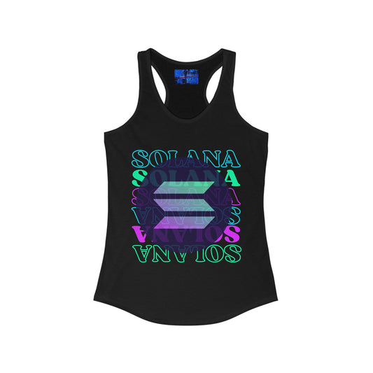 Solana Solana Solana (SOL) Women's Racerback Tank Top by cypherpunkgear