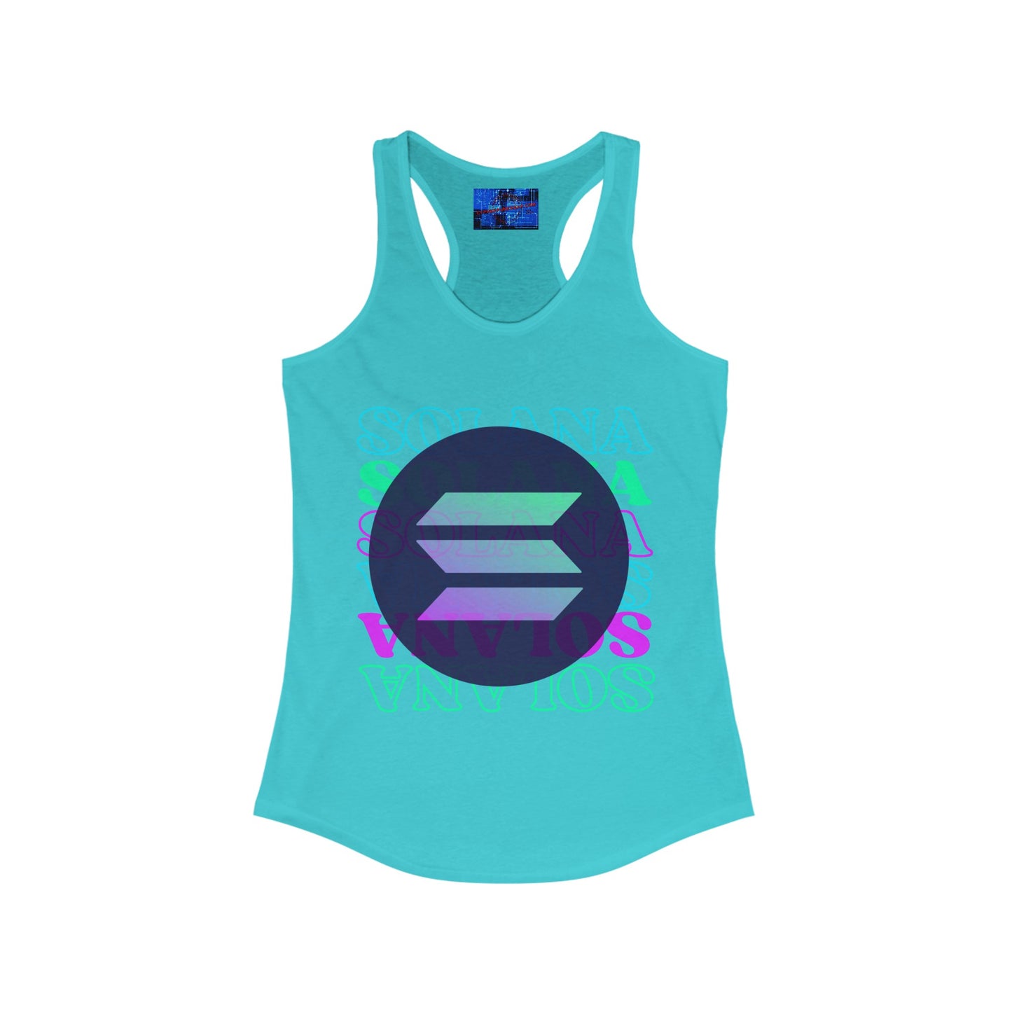 Solana Solana Solana (SOL) Women's Racerback Tank Top by cypherpunkgear