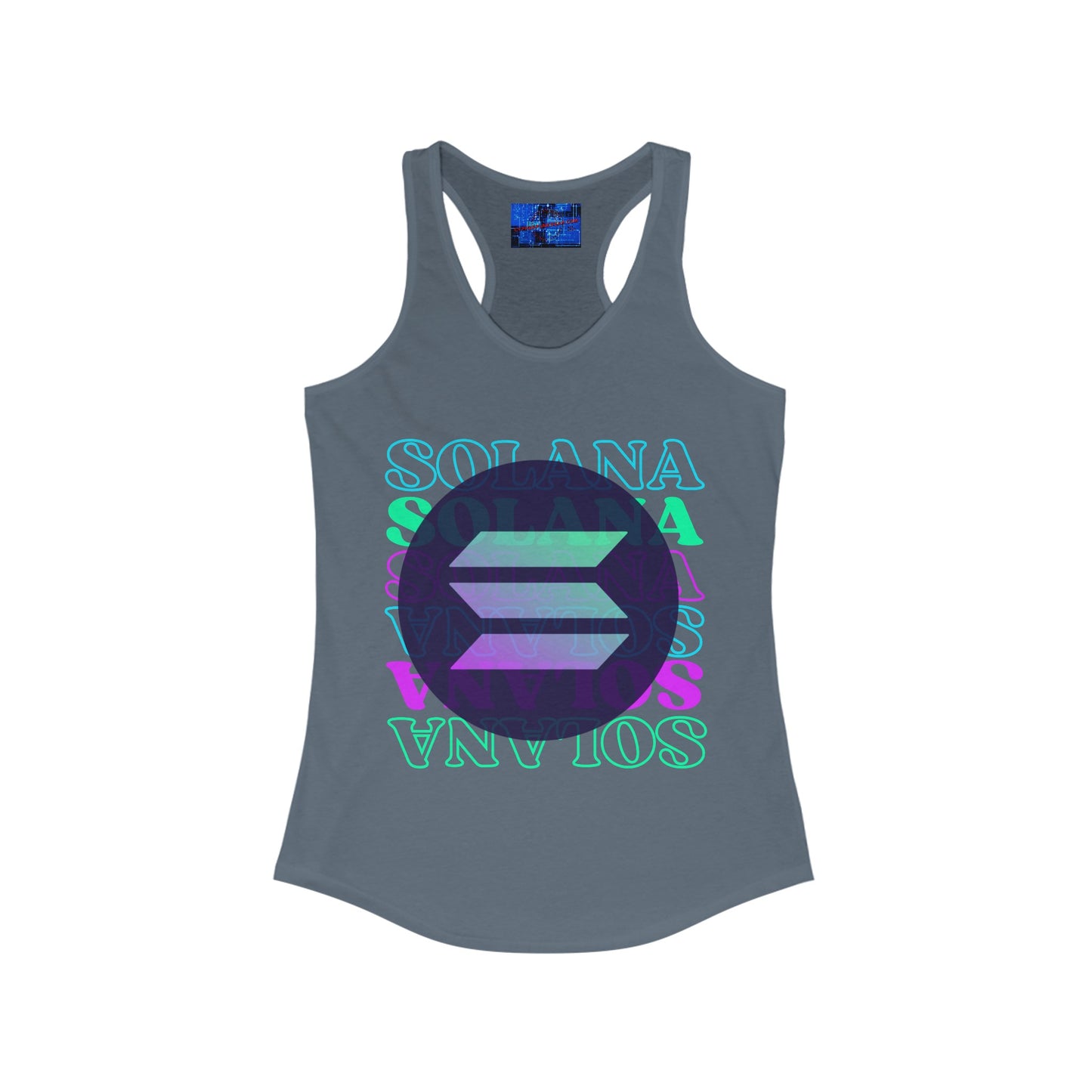 Solana Solana Solana (SOL) Women's Racerback Tank Top by cypherpunkgear