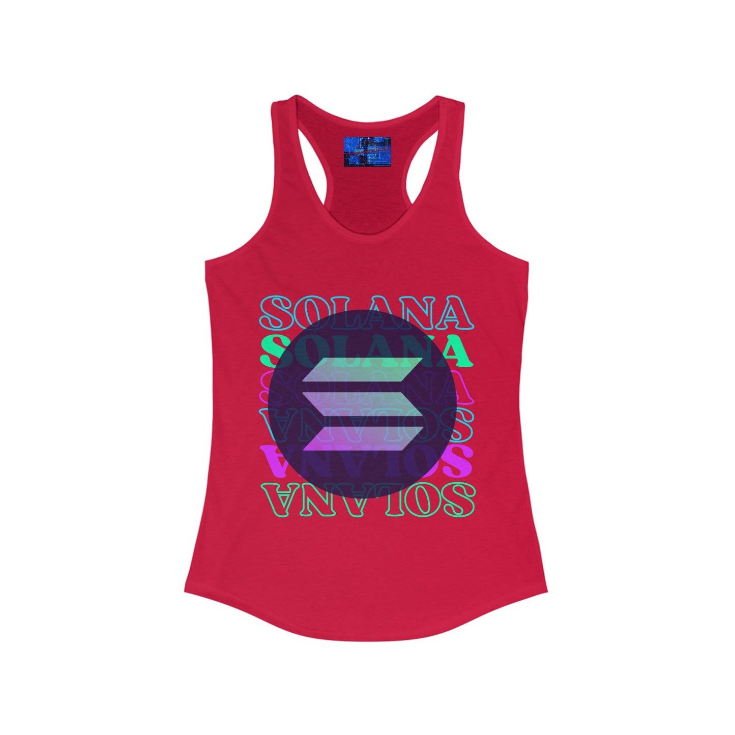 Solana Solana Solana (SOL) Women's Racerback Tank Top by cypherpunkgear